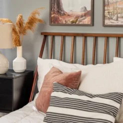 Boho Solid Wood Spindle Platform Bed - Saracina Home -Furniture Specialty Store GUEST 5d564539 27f1 4dd4 a895 beb836e285be