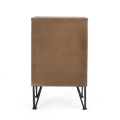 Pilster Contemporary End Table With Storage Walnut/Natural/Black - Christopher Knight Home -Furniture Specialty Store GUEST 5d5db542 3b81 40d3 9629 b118326a5e4d