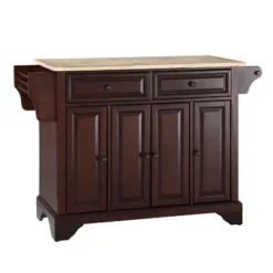 Lafayette Wood Top Full Size Kitchen Island/Cart Mahogany - Crosley -Furniture Specialty Store GUEST 5d695574 aef3 4c7d 83ae bbf199a408a0