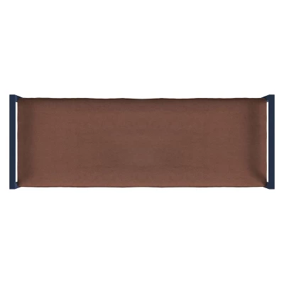 Modern Meta Bench Spice Velvet - HomePop 5 Modern Meta Bench Spice Velvet - HomePop - Image 3