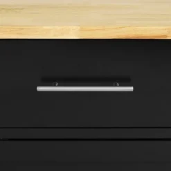 Full Savannah Wood Top Kitchen Island Cart Black/Natural - Crosley -Furniture Specialty Store GUEST 5df91d72 d0e1 4e65 8346 a9279e3714da