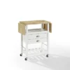 Bristol Double Drop Leaf Kitchen Cart White - Crosley -Furniture Specialty Store GUEST 5dff2c50 ebfb 4238 a99f 98f6368a4882