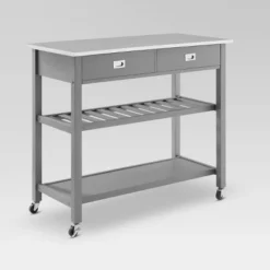 Chloe Stainless Steel Top Kitchen Island Cart - Crosley -Furniture Specialty Store GUEST 5e220b9e ab78 478d 9e51 c568b5d3ce13