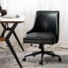 Xavier Faux Leather Office Task Chair With Nailhead | Karat Home -Furniture Specialty Store GUEST 5e3a4f87 4ff0 42fa 941a def07c10fd4b