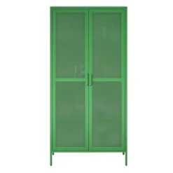 Channing Tall 2 Door Storage Cabinet Mesh Metal Locker - Novogratz -Furniture Specialty Store GUEST 5e3e9d72 628d 4dc9 81c4 15937968c98c