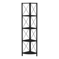 59.25" 4 Tier Mix Material X Design Etagere Bookcase - EveryRoom -Furniture Specialty Store GUEST 5e3f5037 a40e 49d1 98a4 96edf00c923b