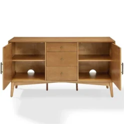 Wood Buffet In Acorn Brown-Pemberly Row -Furniture Specialty Store GUEST 5e505e9c ab5f 47f7 b09a 969474470e43