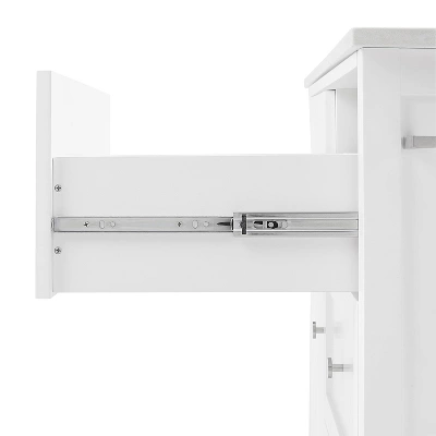 Soren Stone Top Kitchen Island/Cart White - Crosley 5 Soren Stone Top Kitchen Island/Cart White - Crosley - Image 3