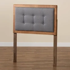 Twin Sarine Fabric Upholstered And Wood Headboard Dark Gray - Baxton Studio -Furniture Specialty Store GUEST 5f82ea50 ff82 464f bd89 b0ee4584b669