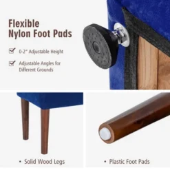 Costway Modern Berber Fleece Single Sofa Chair W/ Ottoman & Waist Pillow RedBlueBlackGreenOrange -Furniture Specialty Store GUEST 5fccd1a6 7771 43eb b807 a59354e4737a