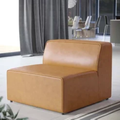 Mingle Vegan Leather Armless Chair - Modway -Furniture Specialty Store GUEST 602de2bf eb3e 4f3b abfd c4520e437334