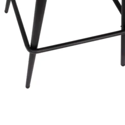 Merrick Lane Set Of 2 Modern Armless Counter Stools With Contoured Backs, Steel Frames, And Integrated Footrests -Furniture Specialty Store GUEST 6125f675 72aa 4b1d b208 26b87cfaacc5
