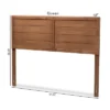 Seren Walnut Finished Wood Headboard - Baxton Studio -Furniture Specialty Store GUEST 61366af5 cc77 459d 8080 e4cb04e7b2d4