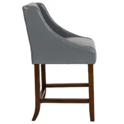 Flash Furniture Carmel Series 24" High Transitional Wood Counter Height Stool With Accent Nail Trim -Furniture Specialty Store GUEST 6211ab4d b4ec 484b 8f85 86f8341066b9