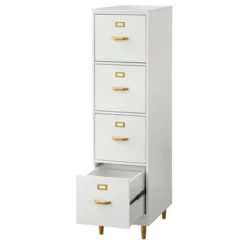Dixie 4 Drawer Filing Cabinet White - Buylateral -Furniture Specialty Store GUEST 633be0a5 65c9 44ce a738 5dc88597b2c5