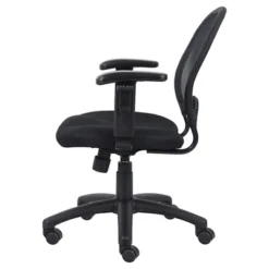 Mesh Chair With Adjustable Arms Black - Boss Office Products -Furniture Specialty Store GUEST 63bde21b 0a72 488c 96f9 fbe2daf4443a
