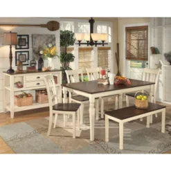 2pc Whitesburg Dining Room Side Chair Cottage White - Signature Design By Ashley -Furniture Specialty Store GUEST 63dd2225 19a4 4111 af4b a76533984019