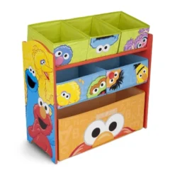 Disney Sesame Street Design And Store 6 Bin Toy Organizer - Delta Children -Furniture Specialty Store GUEST 648892e1 4fcc 402e a82d c165785f6032