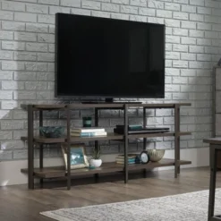 North Avenue TV Stand For TVs Up To 54" Smoked Brown - Sauder -Furniture Specialty Store GUEST 6490e8a4 a4db 4bfd bfd2 c094ef101410