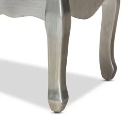 Leonie Wood And Mirrored Glass 2 Drawer Nightstand Silver - Baxton Studio -Furniture Specialty Store GUEST 6496a318 f54d 472b 8206 b88fae993ce9