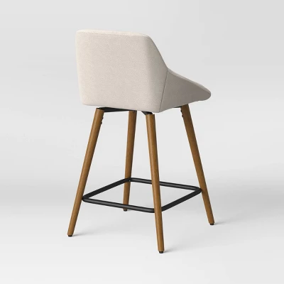 Timo Swivel Counter Height Barstool With Wood - Threshold™ 5 Timo Swivel Counter Height Barstool With Wood - Threshold™ - Image 3