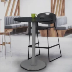 30" Via Cafe High Round Platter Base Bar Height Table - Regency -Furniture Specialty Store GUEST 65499d4e 364d 4749 a945 8782442fb3f7