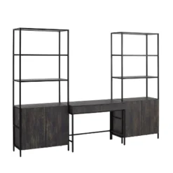 3pc Jacobsen Desk And Large Etagere Set Brown Ash - Crosley 21 3pc Jacobsen Desk And Large Etagere Set Brown Ash - Crosley -Furniture Specialty Store GUEST 659a206c 59f1 4b7d 830d f5265fa406f2