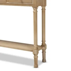 3 Drawer Calvin Wood Entryway Console Table - Baxton Studio -Furniture Specialty Store GUEST 65cfa36e 4d79 4b25 b96f 861b4ba6e59d