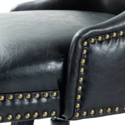 Xavier Faux Leather Office Task Chair With Nailhead | Karat Home -Furniture Specialty Store GUEST 666ac45d d354 4960 a19b 94d1df912d46