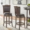 Set Of 2 Tara 30" Swivel Counter Height Barstools Brown - Buylateral -Furniture Specialty Store GUEST 668e5bb4 36c7 46d3 9792 42e0af3cdff4
