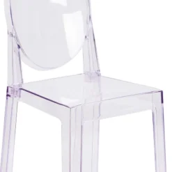 Flash Furniture Ghost Chair With Oval Back In Transparent Crystal -Furniture Specialty Store GUEST 66eb994f 7960 4af1 abf1 95839ed04b06