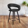 Emma And Oliver 24"H Cappuccino Wood Rounded Open Back Counter Height Stool 2 Emma And Oliver 24"H Cappuccino Wood Rounded Open Back Counter Height Stool -Furniture Specialty Store GUEST 6767cad2 102d 46ee 84f6 120ec5d8f183