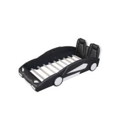 Twin Size Race Car-Shaped Platform Bed With Wheels-ModernLuxe 16 Twin Size Race Car-Shaped Platform Bed With Wheels-ModernLuxe -Furniture Specialty Store GUEST 684e990a a843 4518 9409 d59d3f5a2608