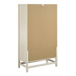 Latta 5 Drawer Dresser Ivory Oak/Faux Rattan - Room & Joy -Furniture Specialty Store GUEST 6865056f 50d0 459f af38 3991a55e48b7