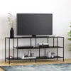 Three-Shelf TV Stand In Black - Henn&Hart -Furniture Specialty Store GUEST 68f86439 68bc 4288 a4ef ea1cc7c5bb64