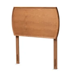 Laurien Wood Headboard Walnut - Baxton Studio