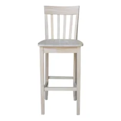 Slatback Barstool Unfinished - International Concepts