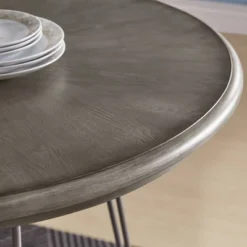 42" Nowell Round Counter Height Table Iron/Gray Finish - Inspire Q -Furniture Specialty Store GUEST 69c2730c 625f 4c03 8a22 97f3b31ef251