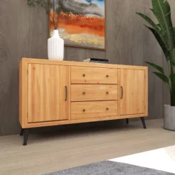 Modern Wood Sideboard Buffet Light Brown - Olivia & May -Furniture Specialty Store GUEST 69fd4a81 466a 49e6 ab32 a809bababdbd