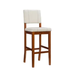 Milano Padded Barstool Upholstered Seat & Back - Linon -Furniture Specialty Store GUEST 6a310c07 f38e 446c b210 8bfb5be68466