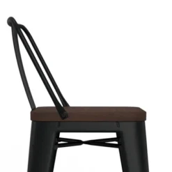 Set Of 4 24" Josephine Metal/Wood Counter Height Barstools - WyndenHall -Furniture Specialty Store GUEST 6b0c1d96 4029 4f61 9e90 14bbb4ab50dc