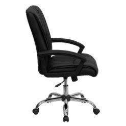 Flash Furniture Mid-Back Black LeatherSoft Swivel Manager's Office Chair With Arms -Furniture Specialty Store GUEST 6b2558ed 683e 4a4e a9f2 78f6e18970dc
