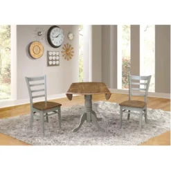 3pcs 42" Mase Dual Drop Leaf Dining Set With Emily Side Chairs Hickory - International Concepts 9 3pcs 42" Mase Dual Drop Leaf Dining Set With Emily Side Chairs Hickory - International Concepts -Furniture Specialty Store GUEST 6bf0ad3f b89c 4638 9c41 fdf198cd9e38