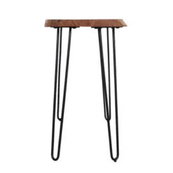 Alaterre Furniture Hairpin Natural Brown Live Edge Media Console Table Metal And Wood -Furniture Specialty Store GUEST 6c8fff03 6ab7 4684 bcc6 901fb5b929bd