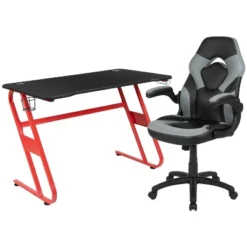 Flash Furniture Gaming Desk And Racing Chair Set With Cup Holder And Headphone Hook -Furniture Specialty Store GUEST 6deca60e 7433 4e37 9323 b79498f85ebf