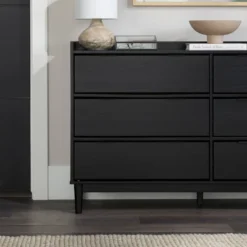 Mid-Century Modern Solid Wood 6 Drawer Double Dresser - Saracina Home -Furniture Specialty Store GUEST 6e54a525 852f 4e93 8d57 0eae630fa901