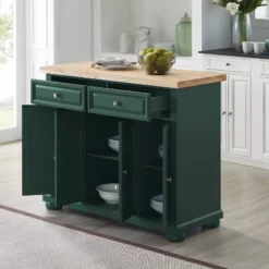 Madison Kitchen Island/Cart Emerald Green - Crosley -Furniture Specialty Store GUEST 712a81e2 fdc4 4784 ab7a 668b32d93d49
