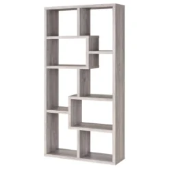 70.75" Theo 8 Shelf Bookcase - Coaster -Furniture Specialty Store GUEST 7132b643 d1e7 4a38 89f1 6573e5a63f90