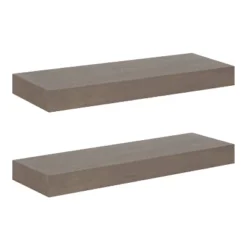 2pc 24" Havlock Wood Shelf Set - Kate & Laurel All Things Decor -Furniture Specialty Store GUEST 714269f8 d754 4b18 99ef e0c7d2c4e595