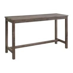 Turner Multipurpose Bar Dining Table Set Gray - Picket House Furnishings